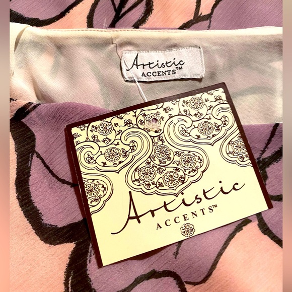 Artistic Accents Fitted Floral Print Skirt - Picture 4 of 4